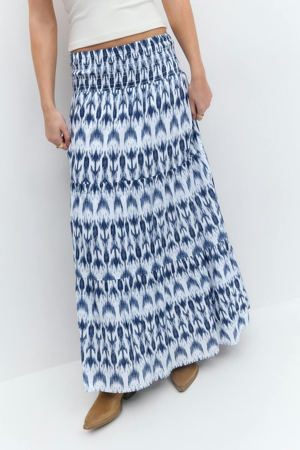 Y iconic boho maxi skirt