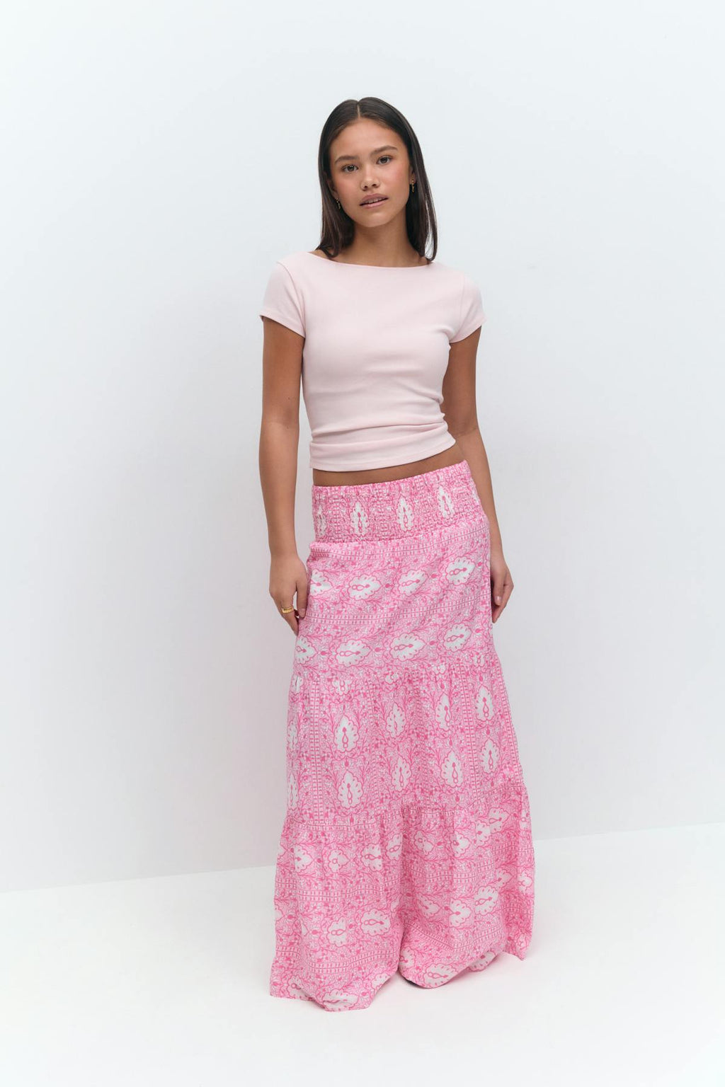 Y iconic boho maxi skirt