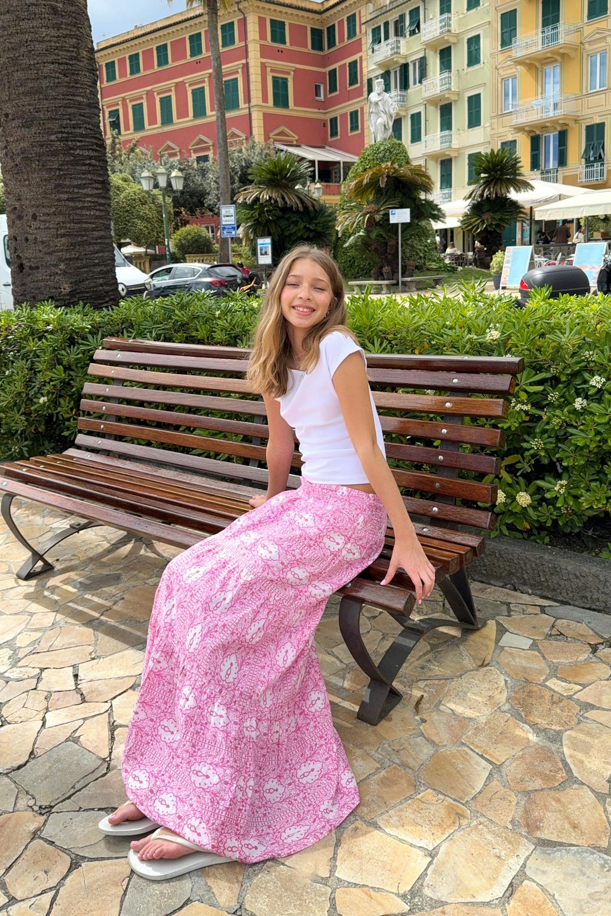 Y iconic boho maxi skirt