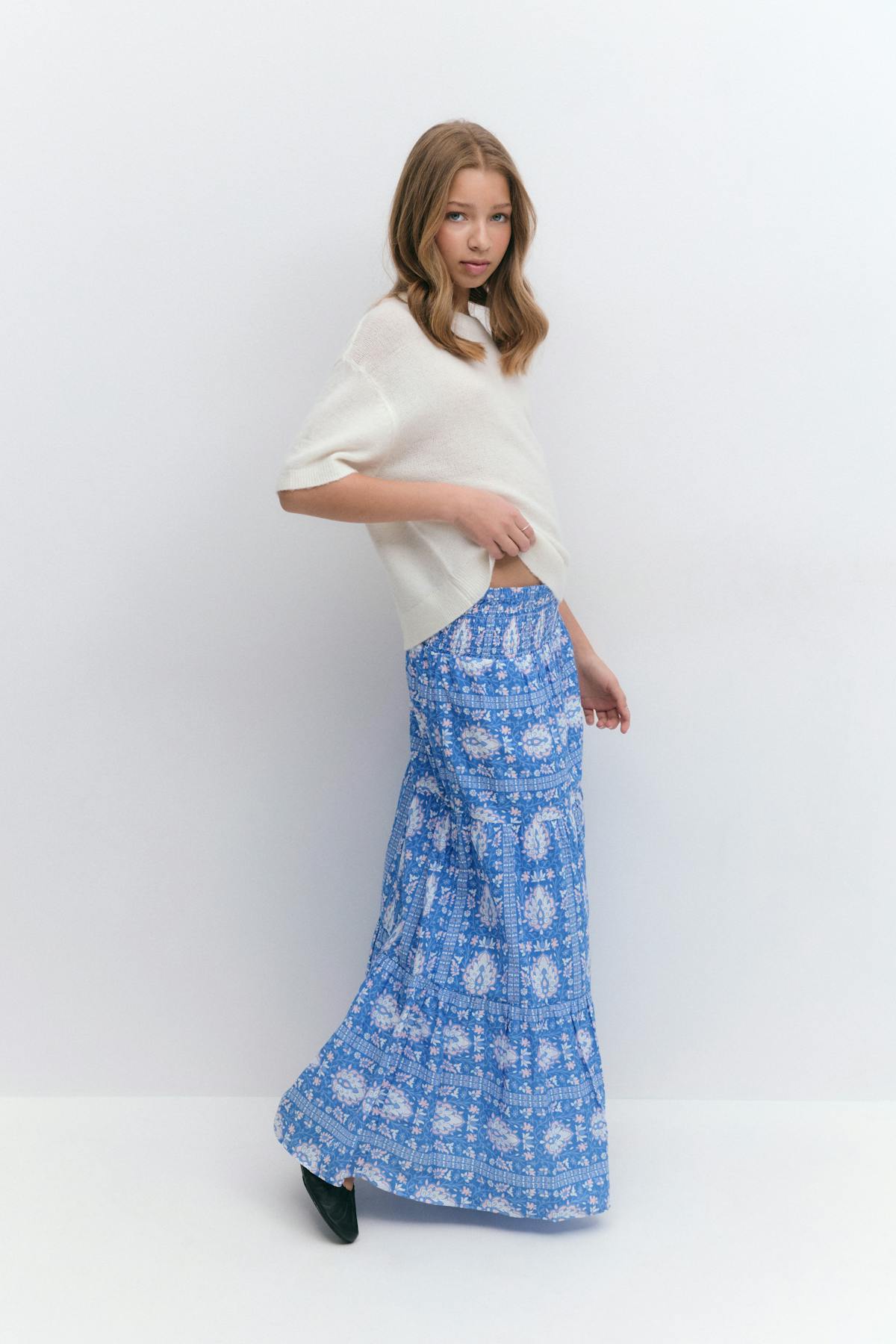 Y iconic boho maxi skirt