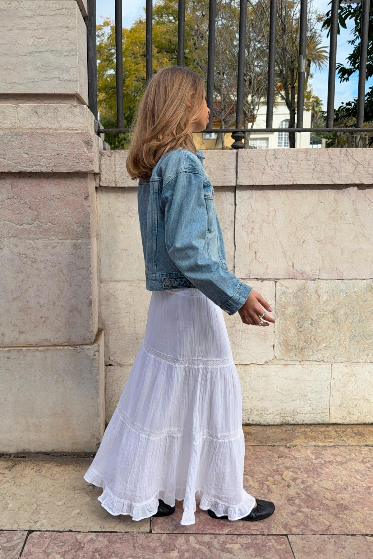 Y scandi maxi skirt tall