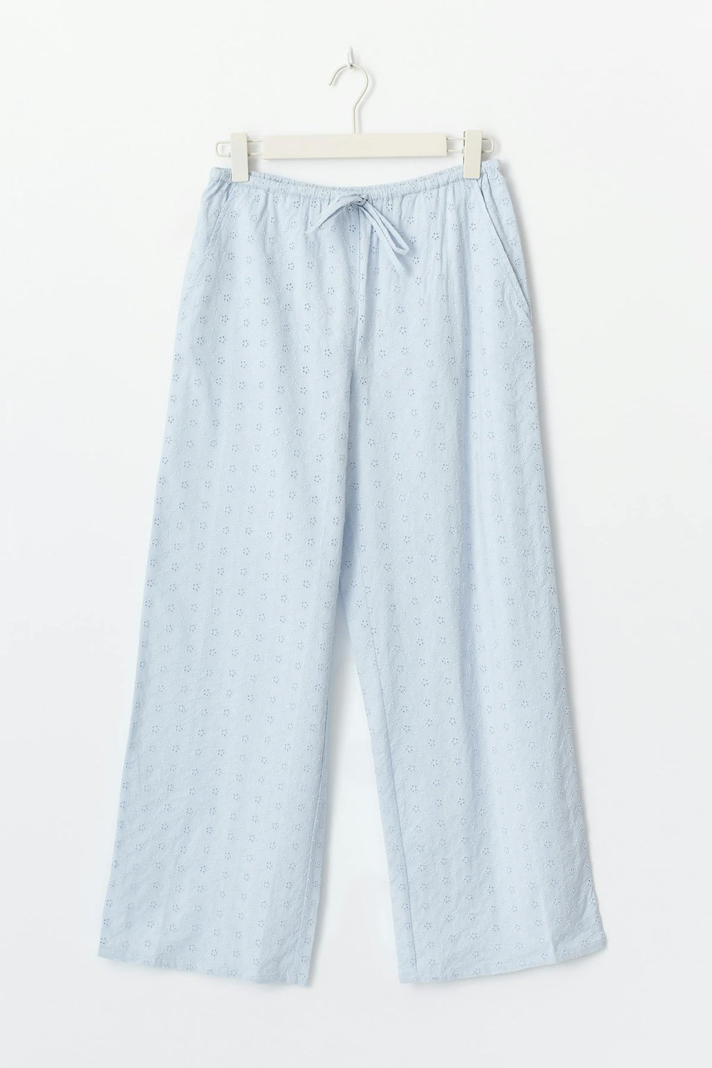 Broderie anglaise trousers