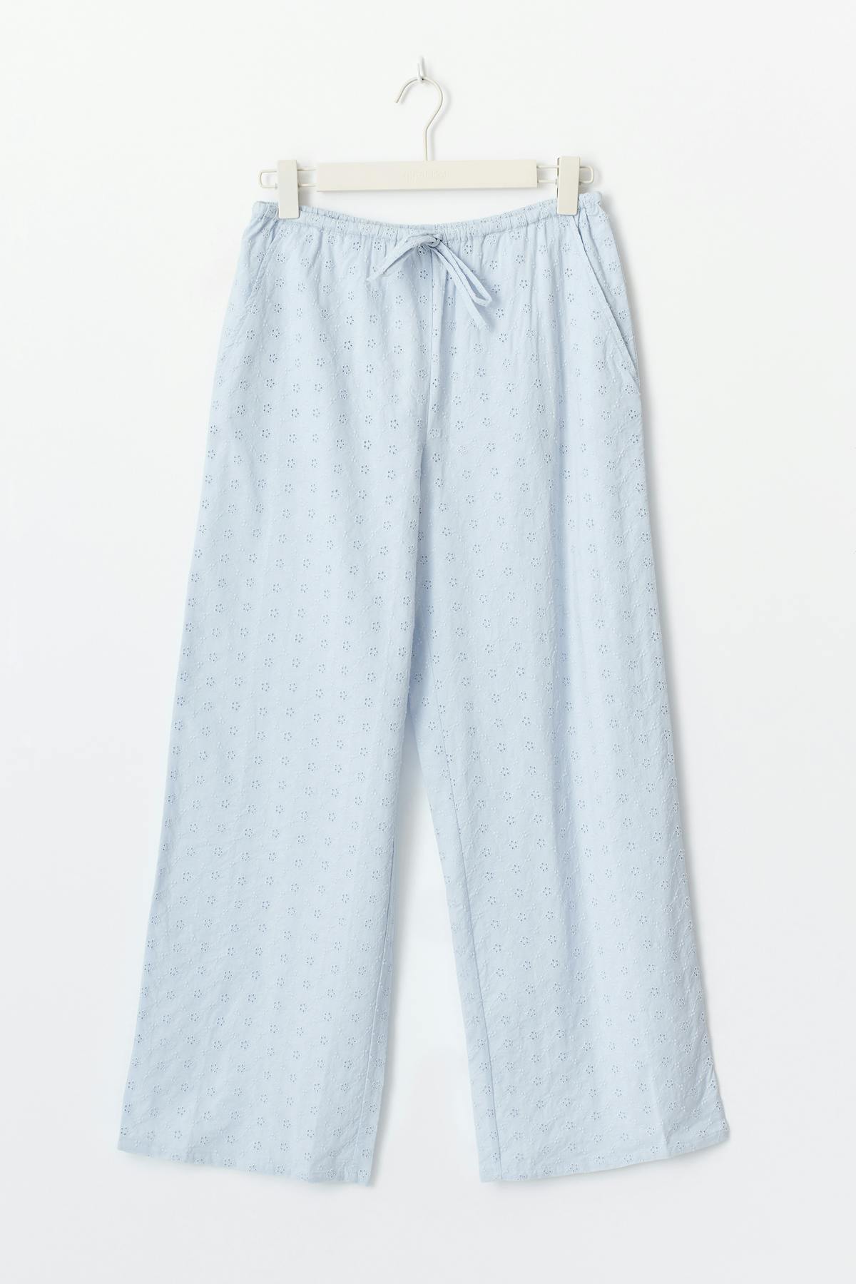 Broderie anglaise trousers