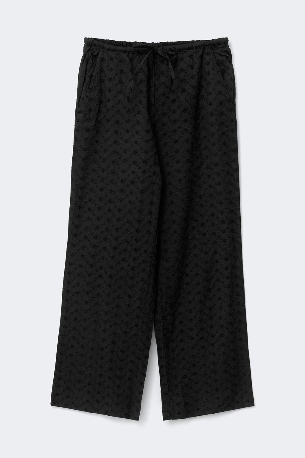 Broderie anglaise trousers