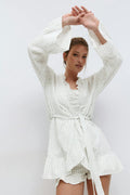 Gauze homewear robe
