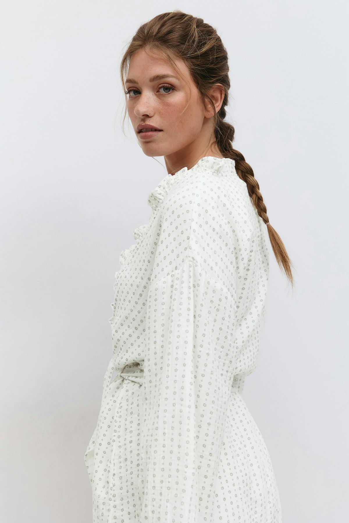 Gauze homewear robe