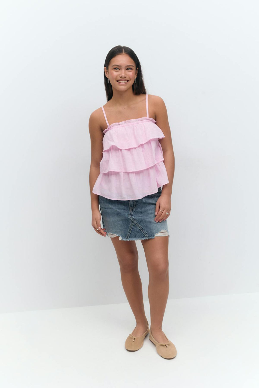 Y frill top