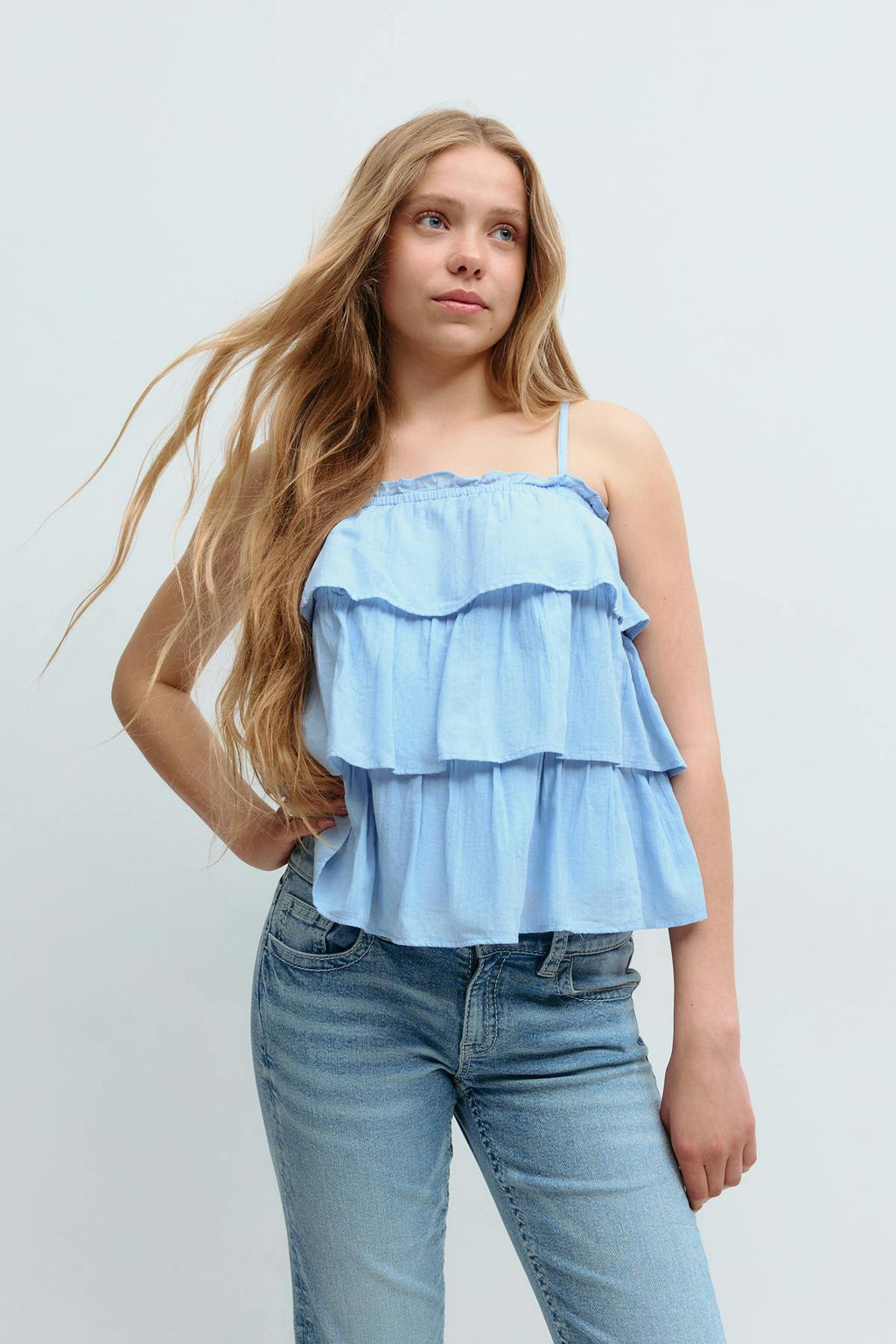 Y frill top