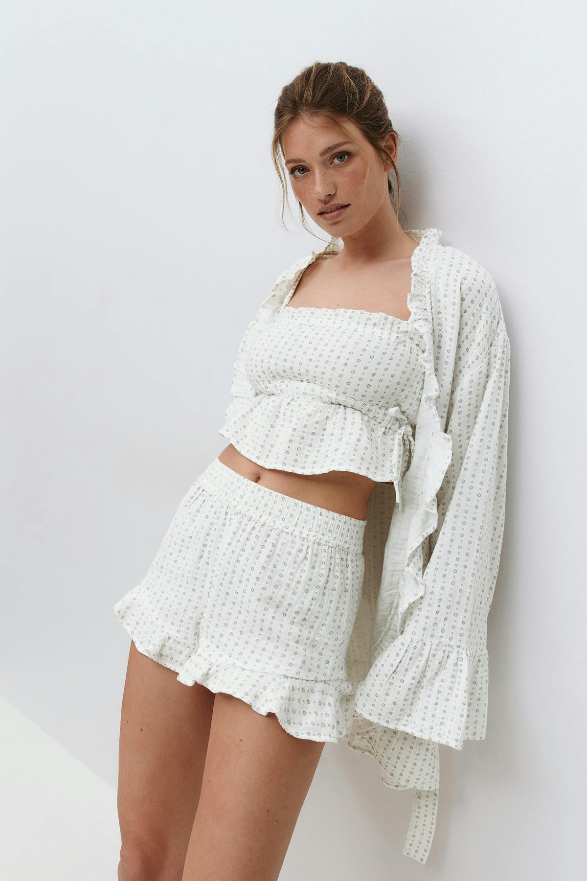 Gauze homewear shorts