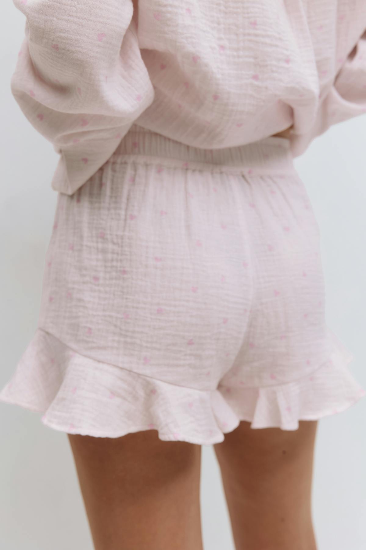 Gauze homewear shorts