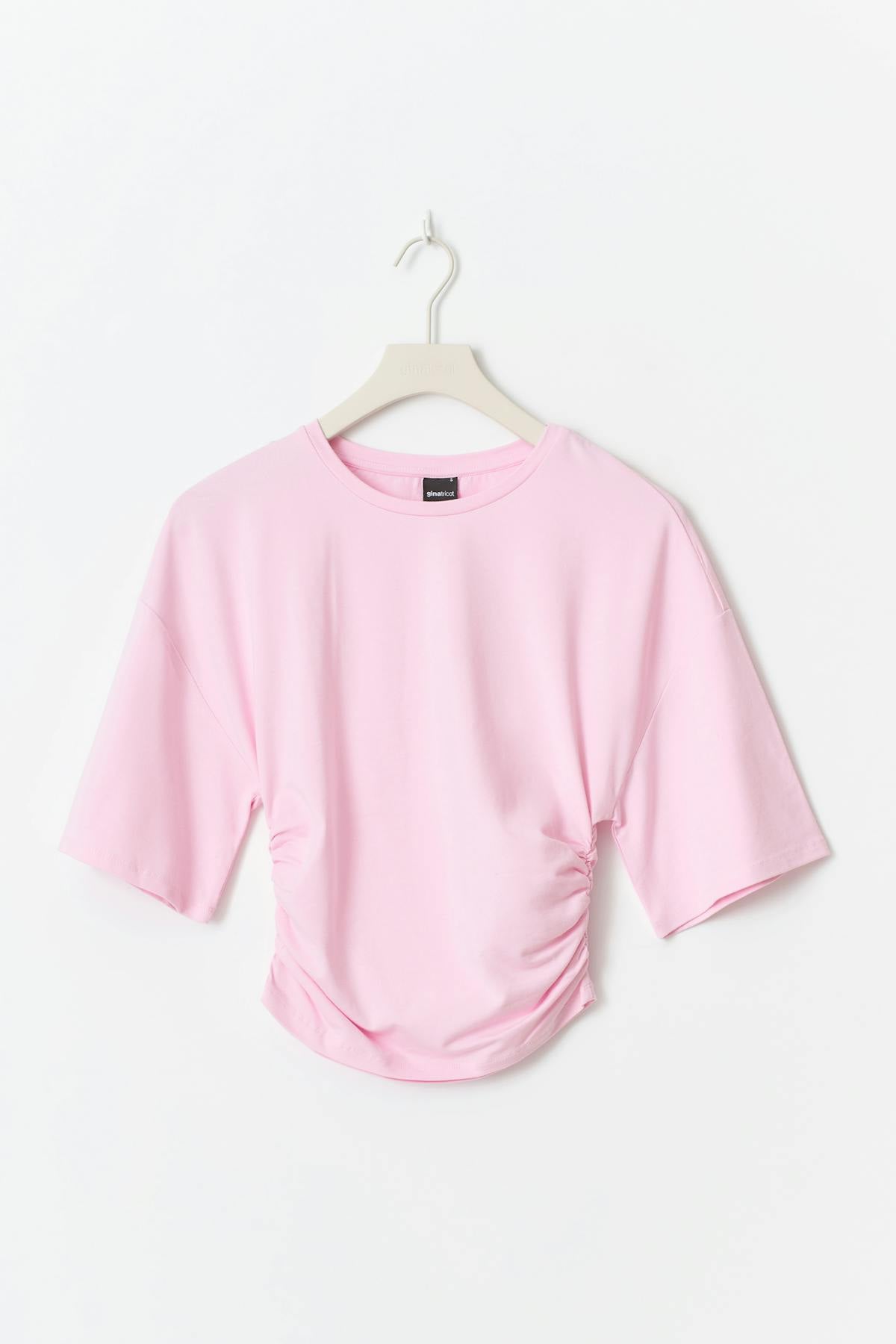 Soft touch ruched tee