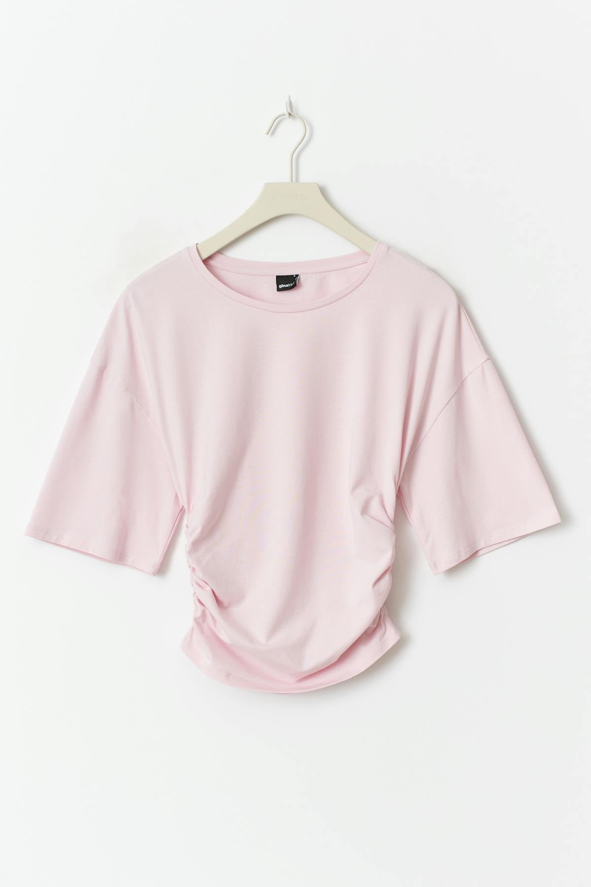Soft touch ruched tee