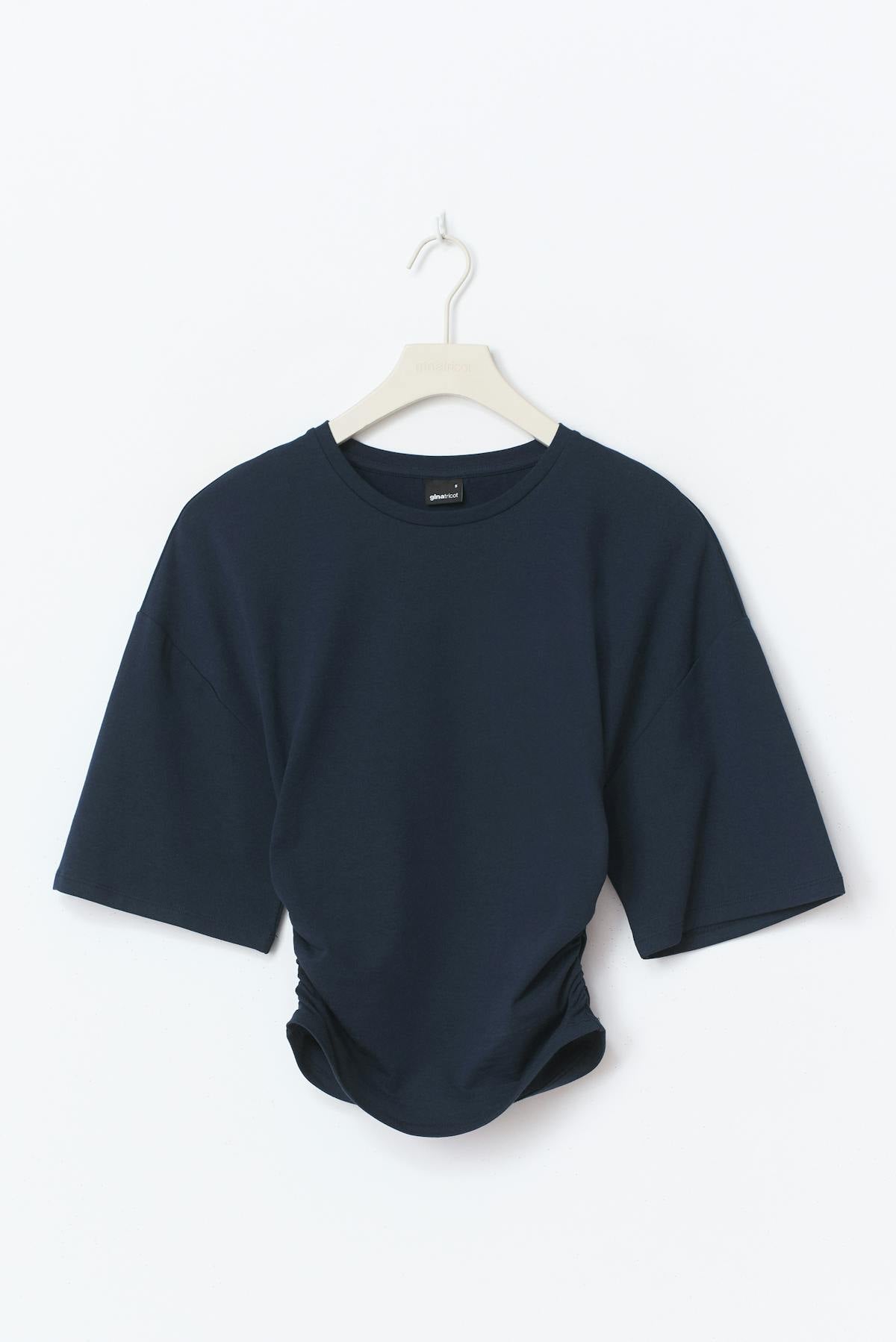Soft touch ruched tee
