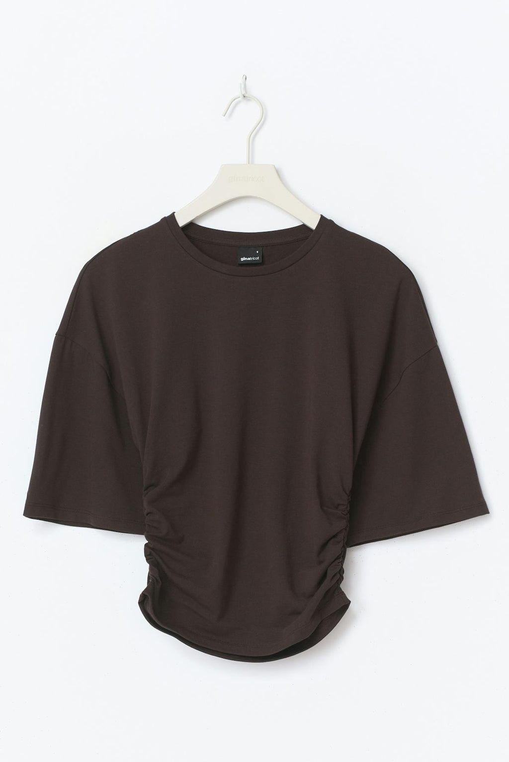 Soft touch ruched tee