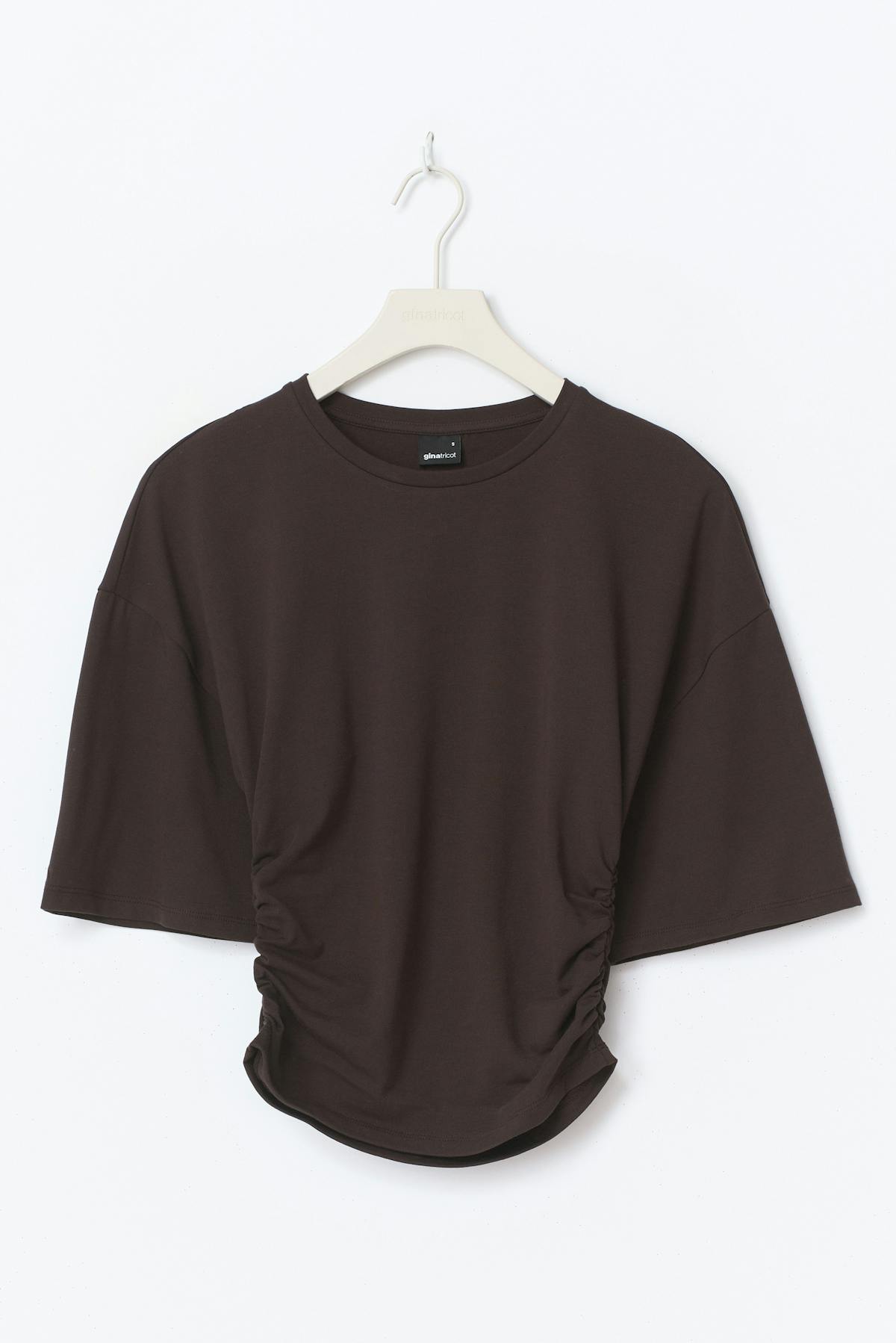 Soft touch ruched tee