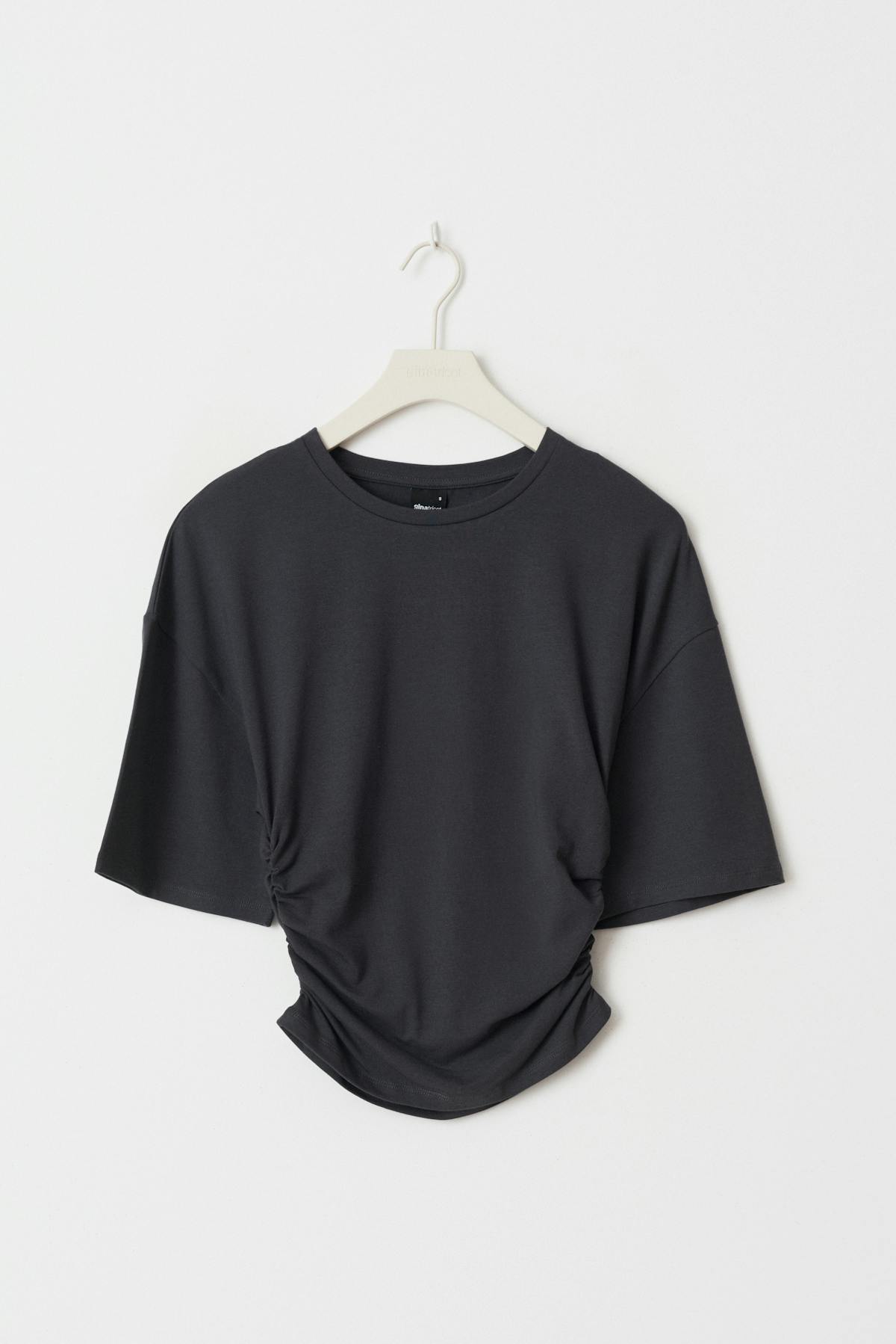 Soft touch ruched tee