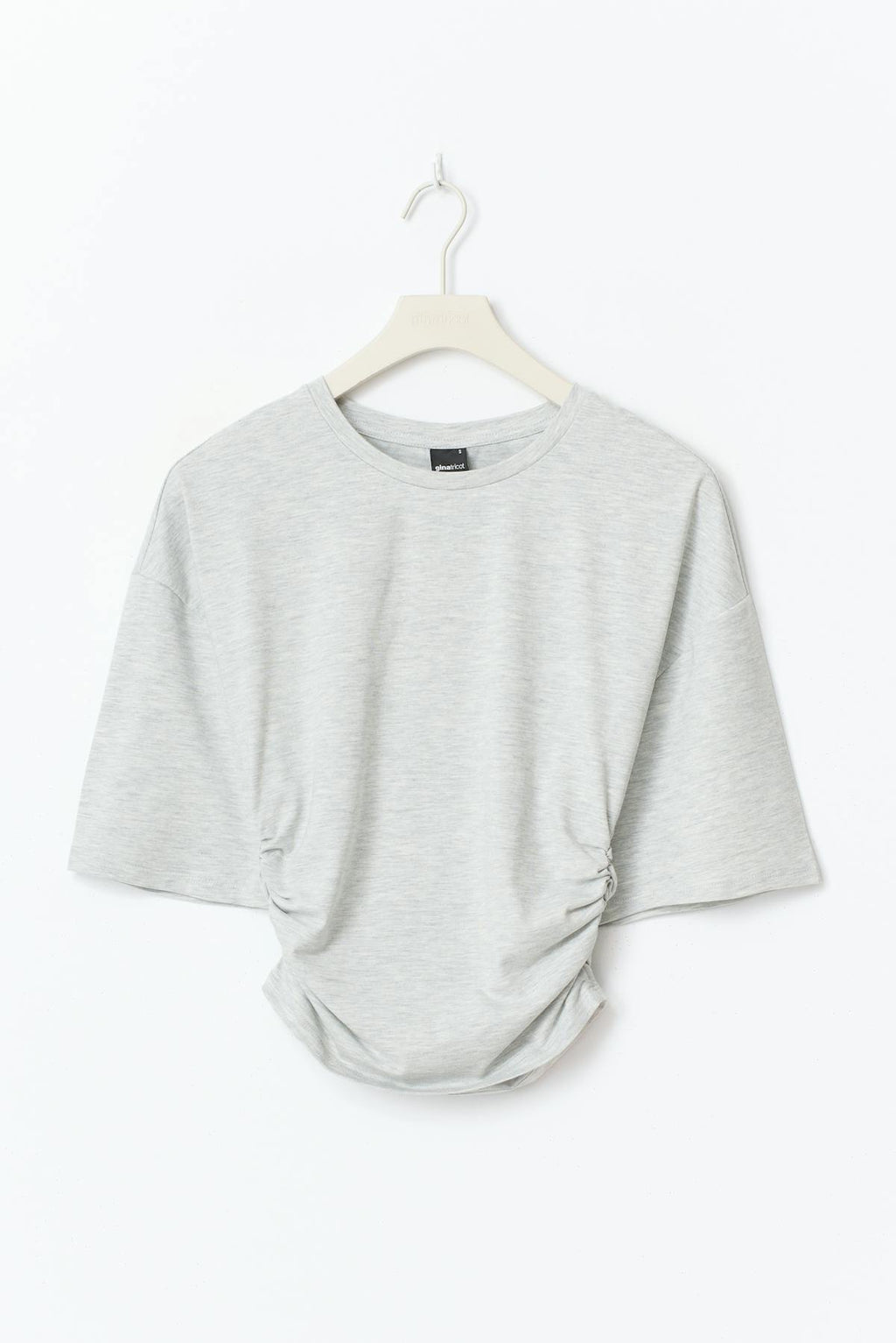 Soft touch ruched tee