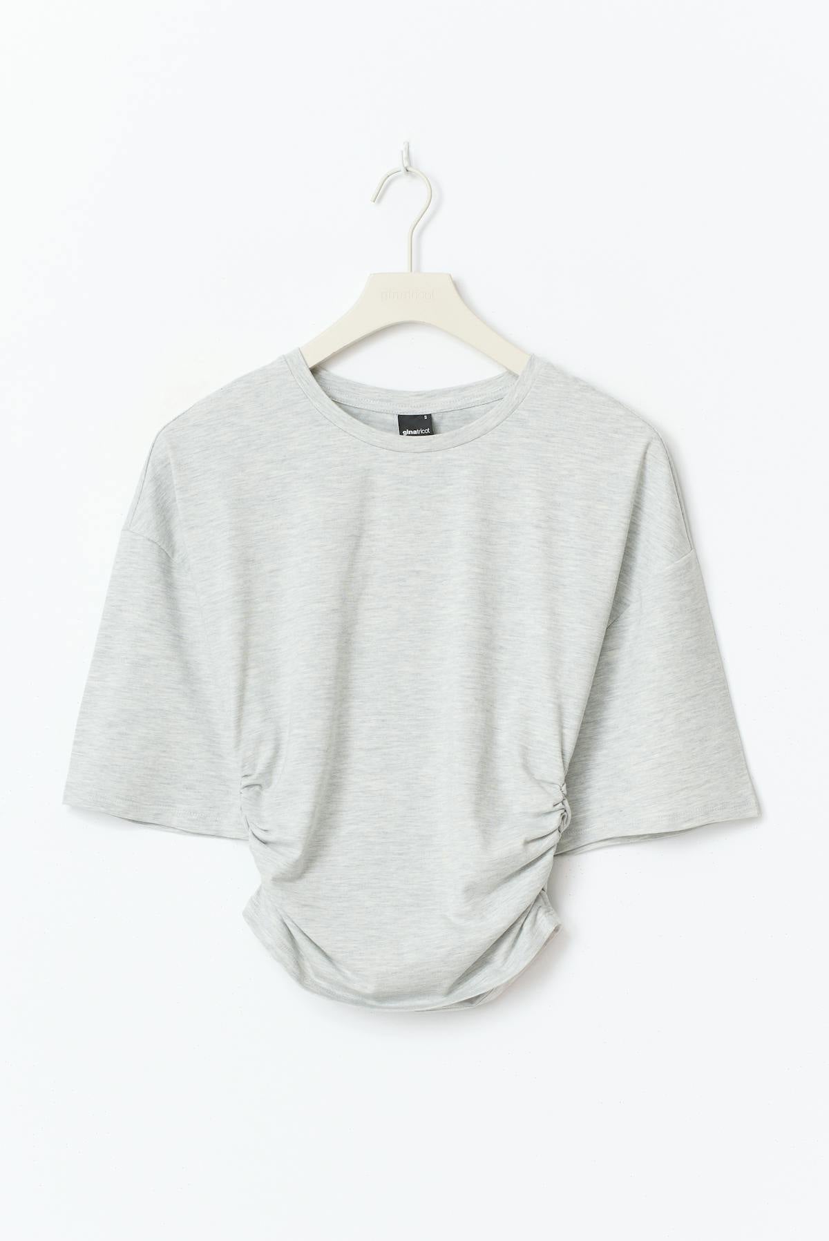 Soft touch ruched tee