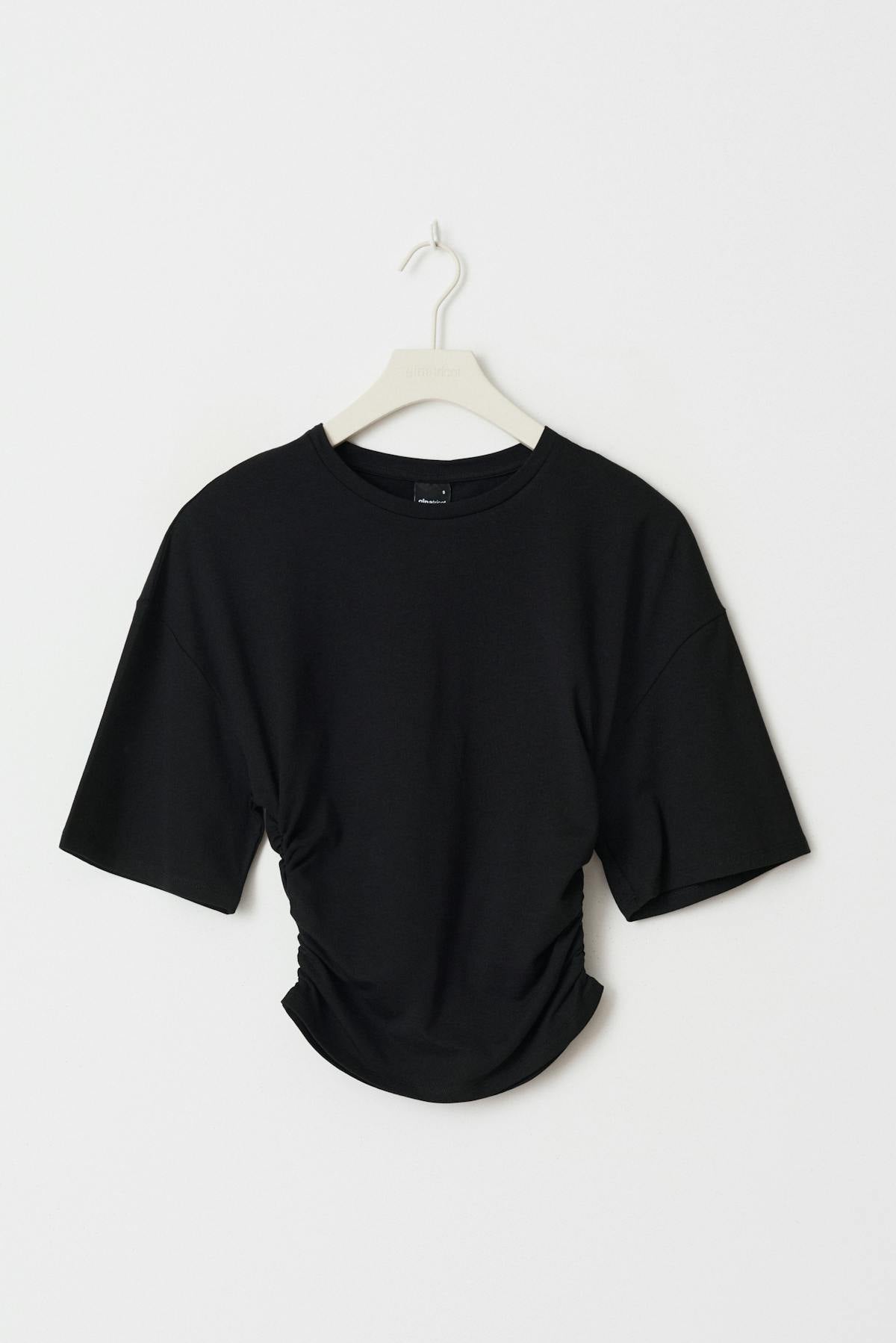 Soft touch ruched tee