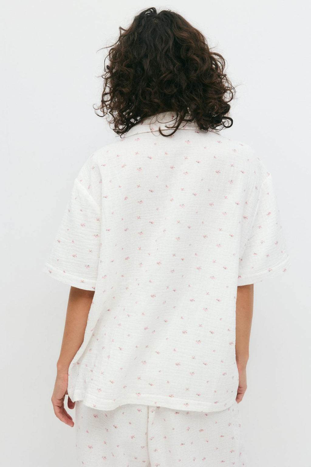 Gauze homewear shirt