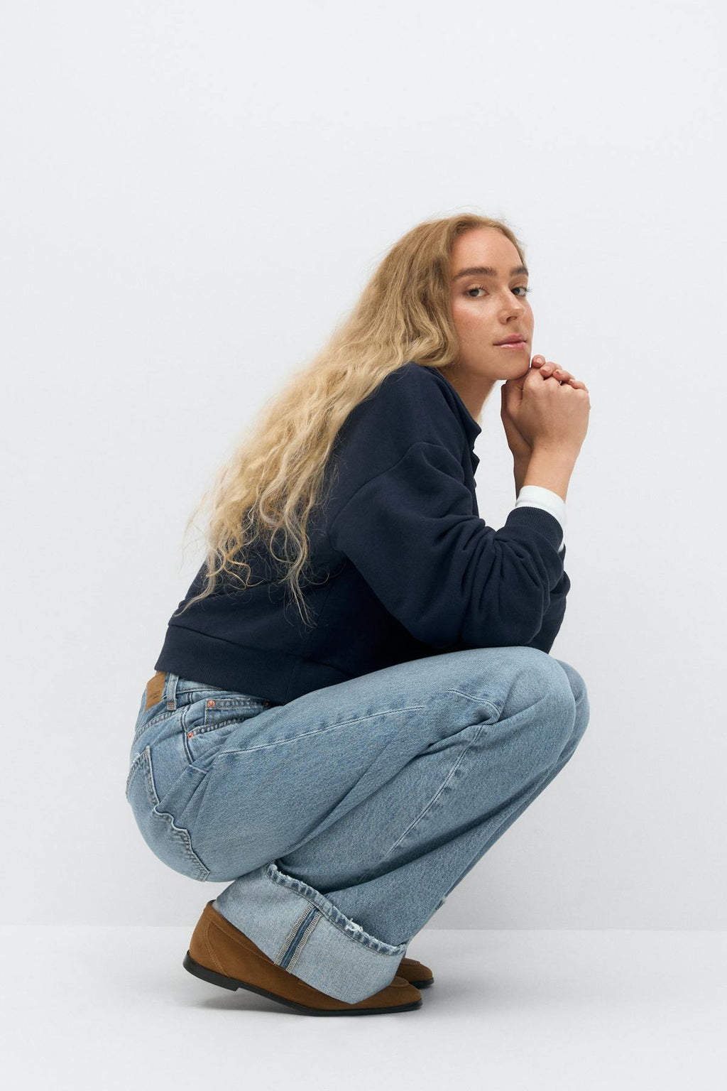 Fold up jeans