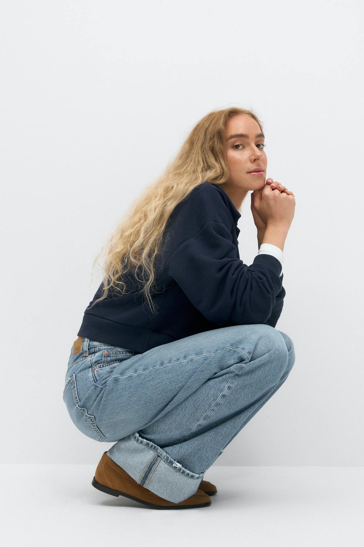 Fold up jeans