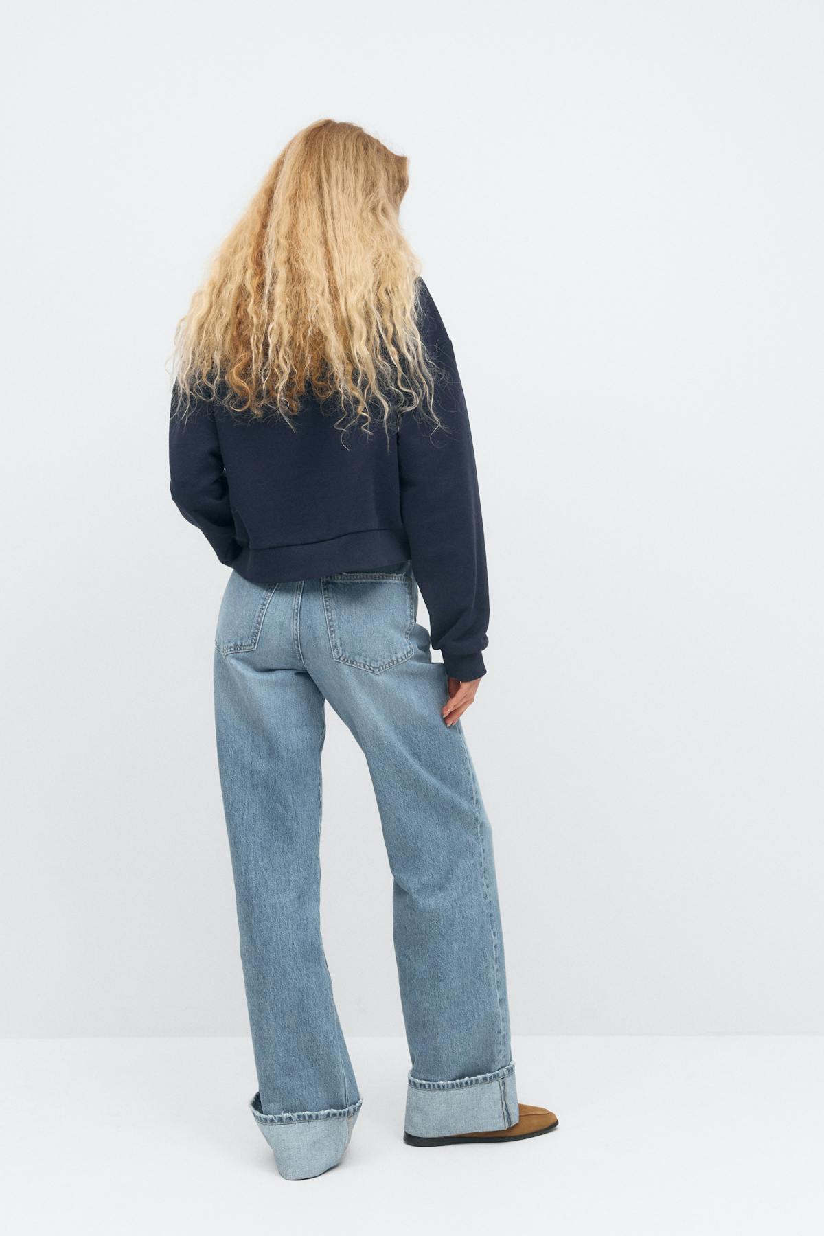 Fold up jeans