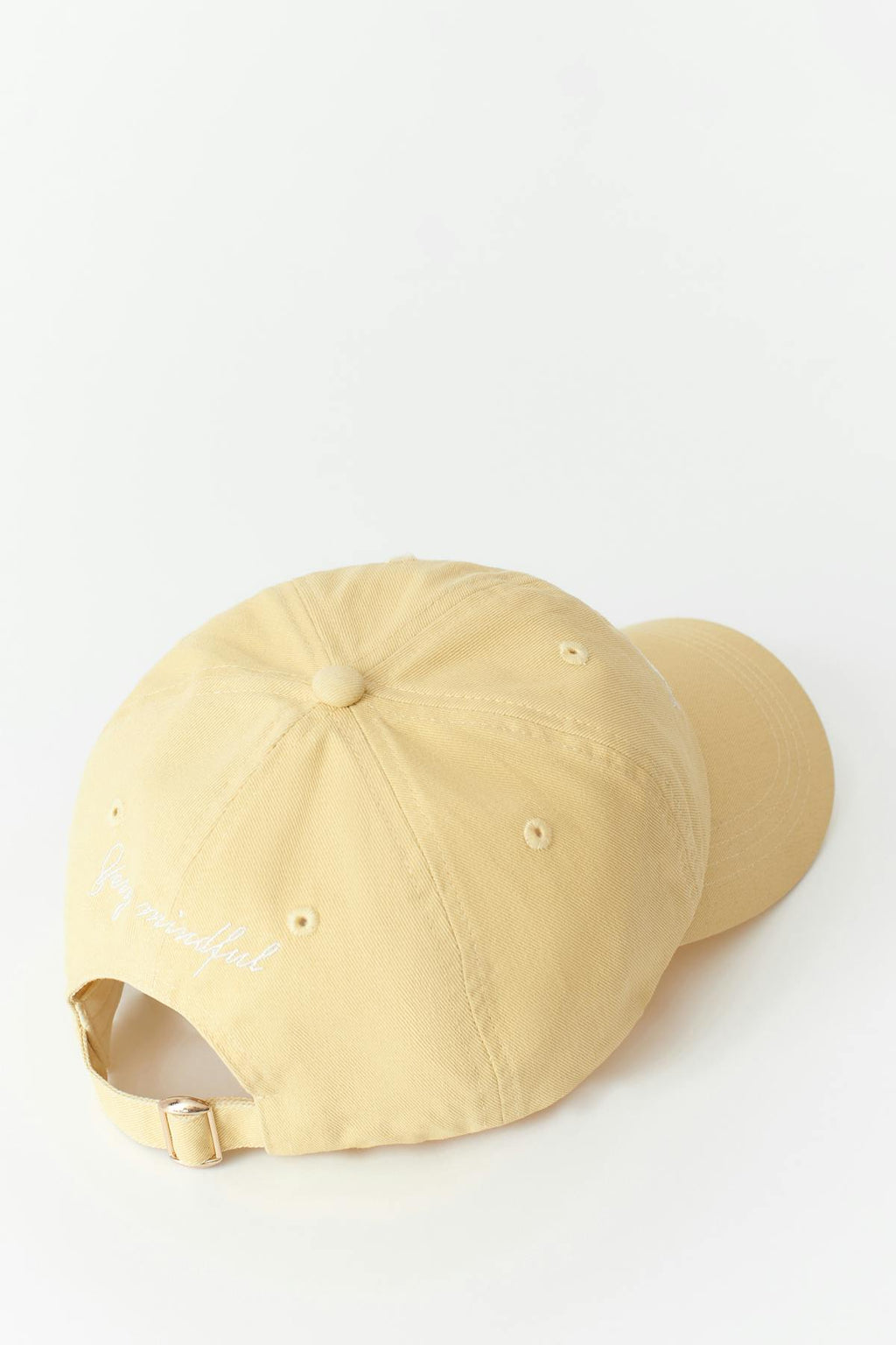 Washed cotton cap
