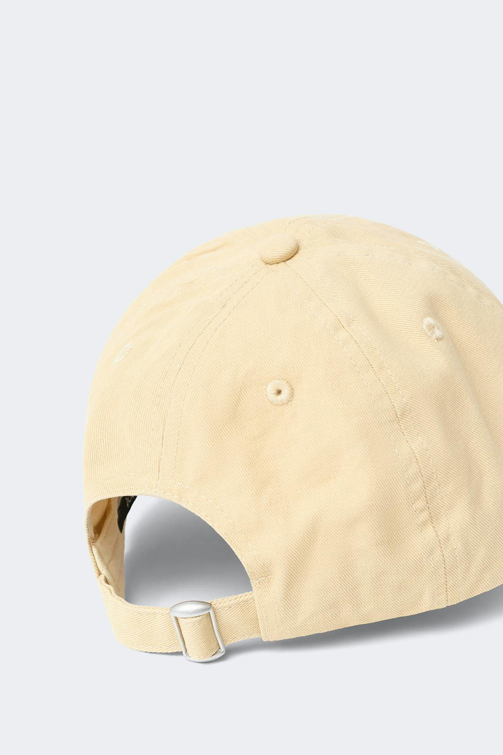 Washed cotton cap