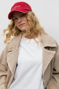 Washed cotton cap