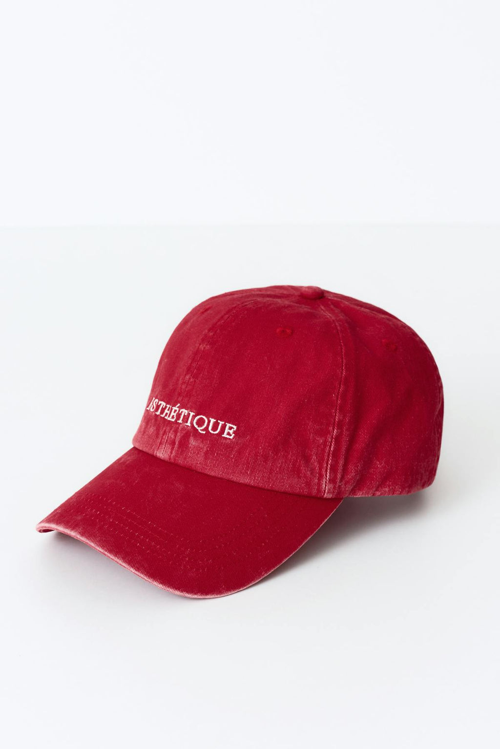 Washed cotton cap