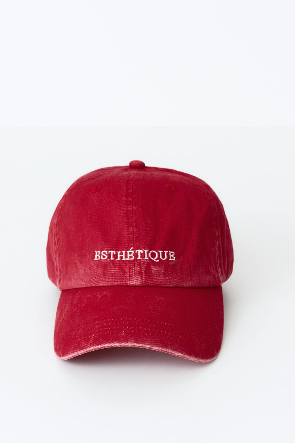 Washed cotton cap