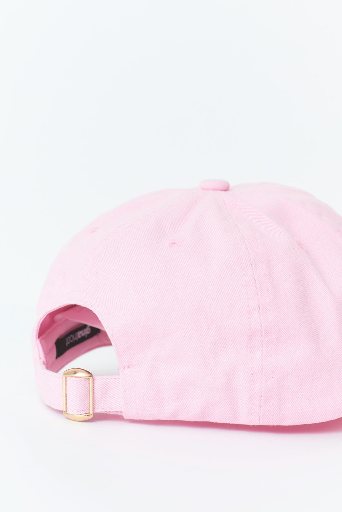 Washed cotton cap