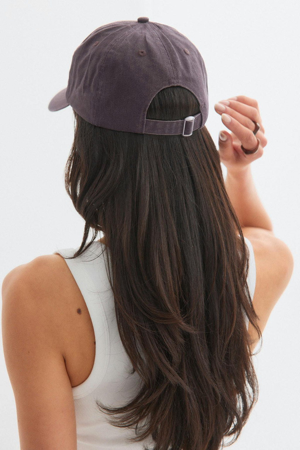 Washed cotton cap