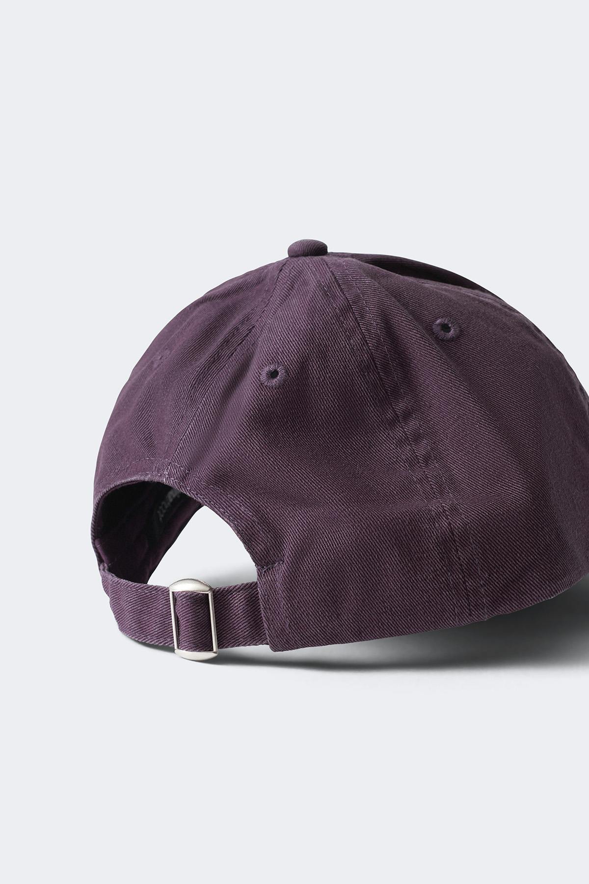 Washed cotton cap