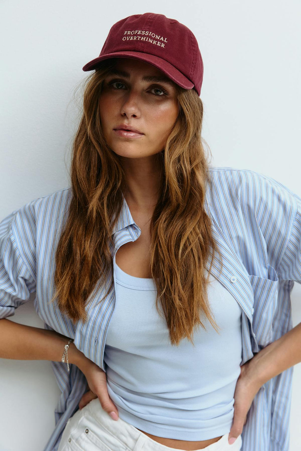 Washed cotton cap