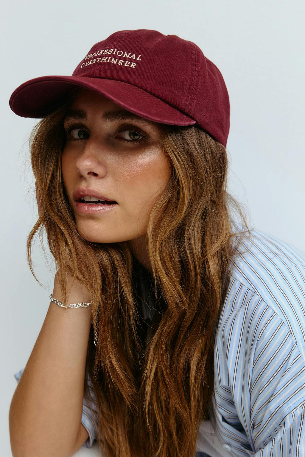 Washed cotton cap