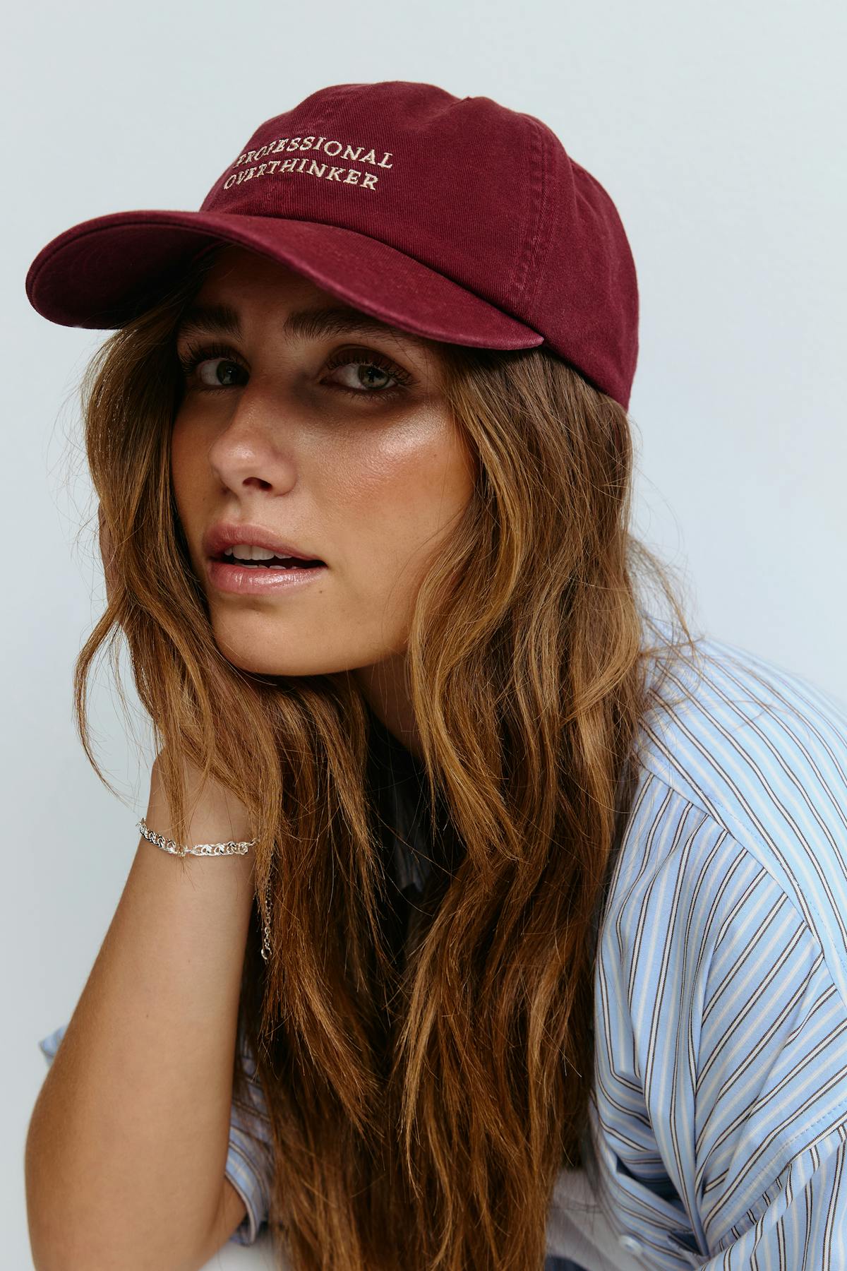 Washed cotton cap