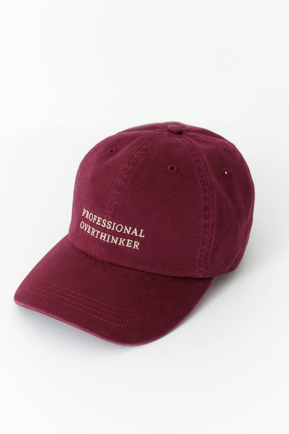 Washed cotton cap