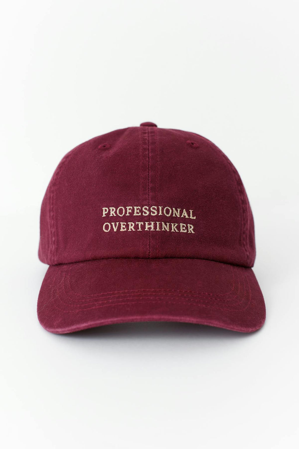 Washed cotton cap