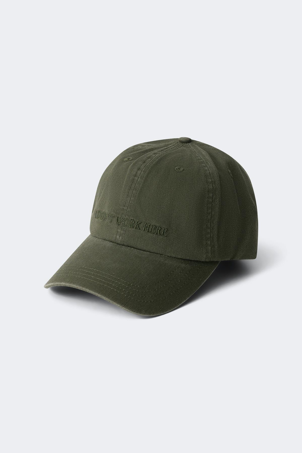 Washed cotton cap