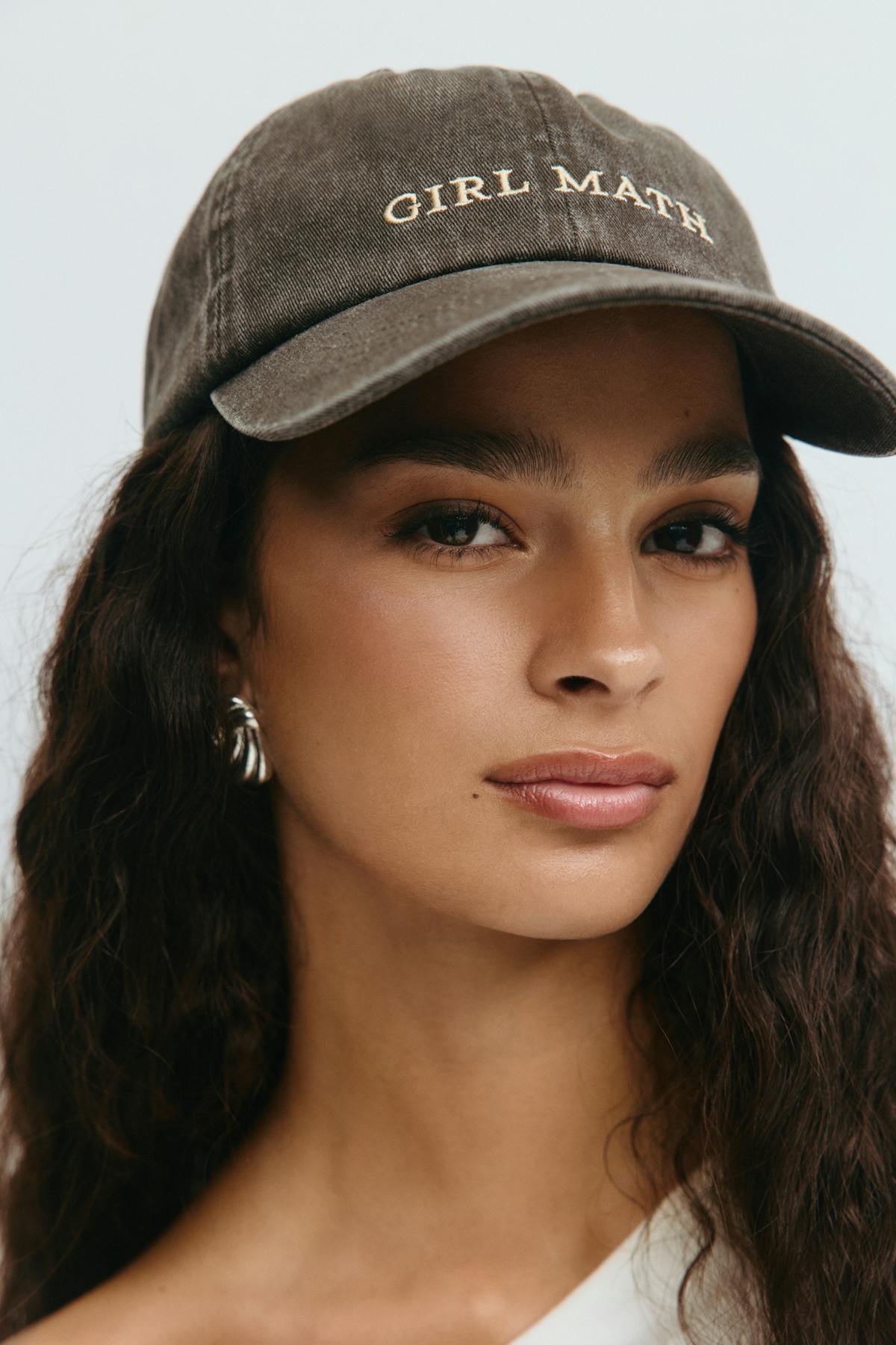 Washed cotton cap