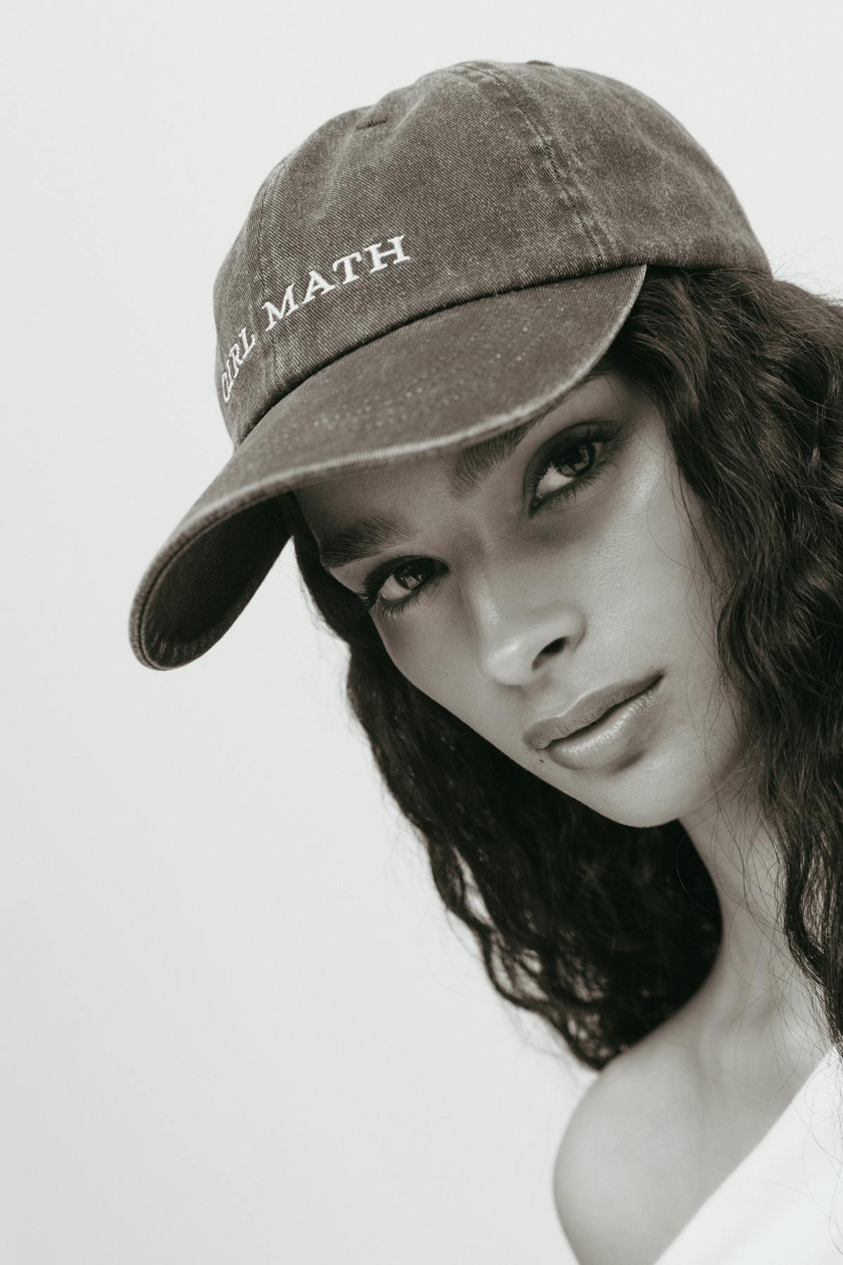 Washed cotton cap