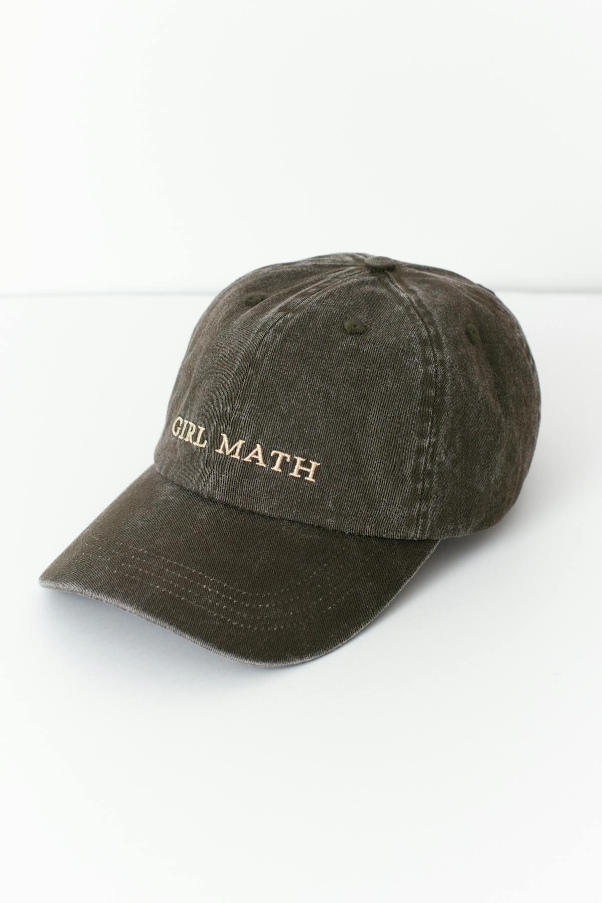 Washed cotton cap