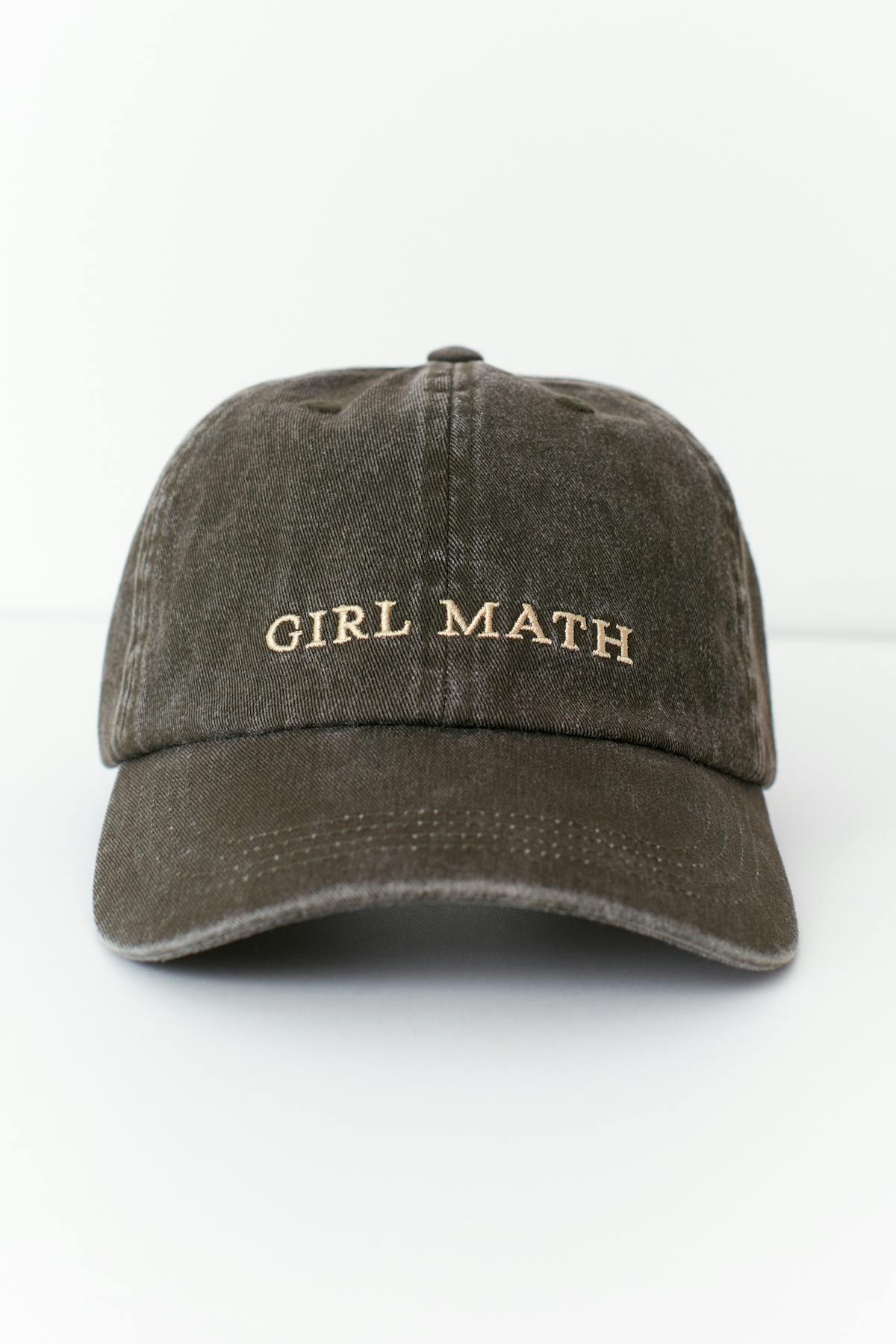 Washed cotton cap