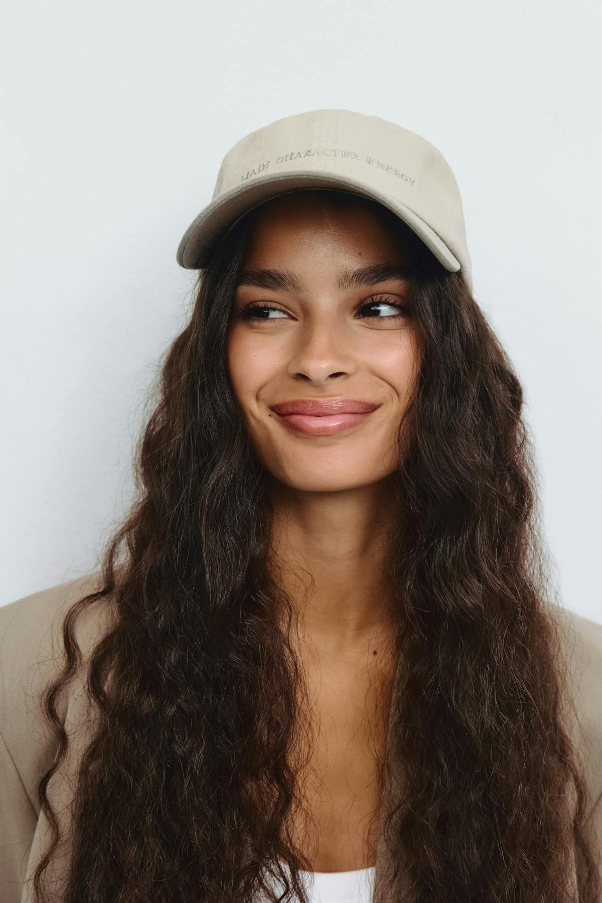 Washed cotton cap