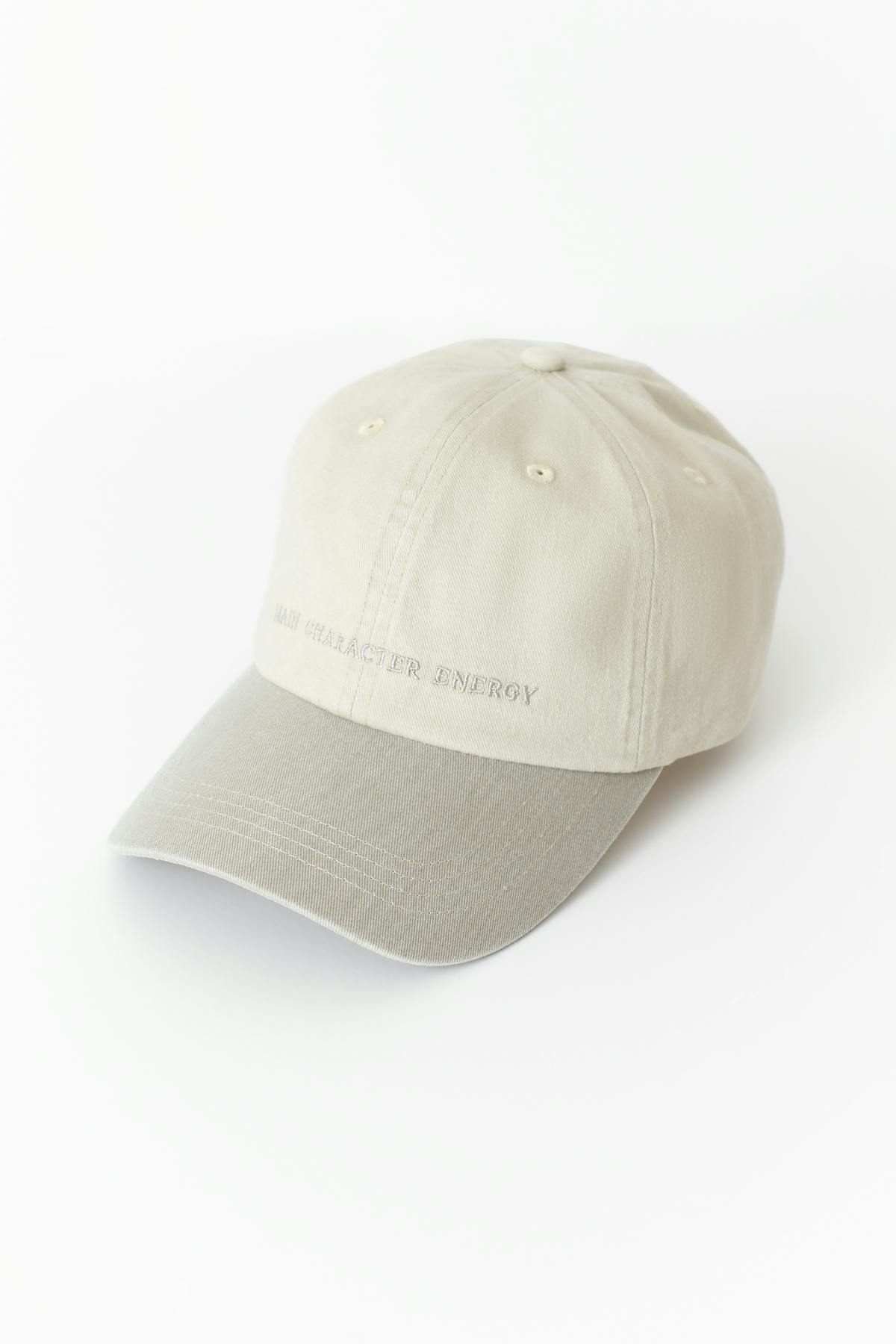 Washed cotton cap