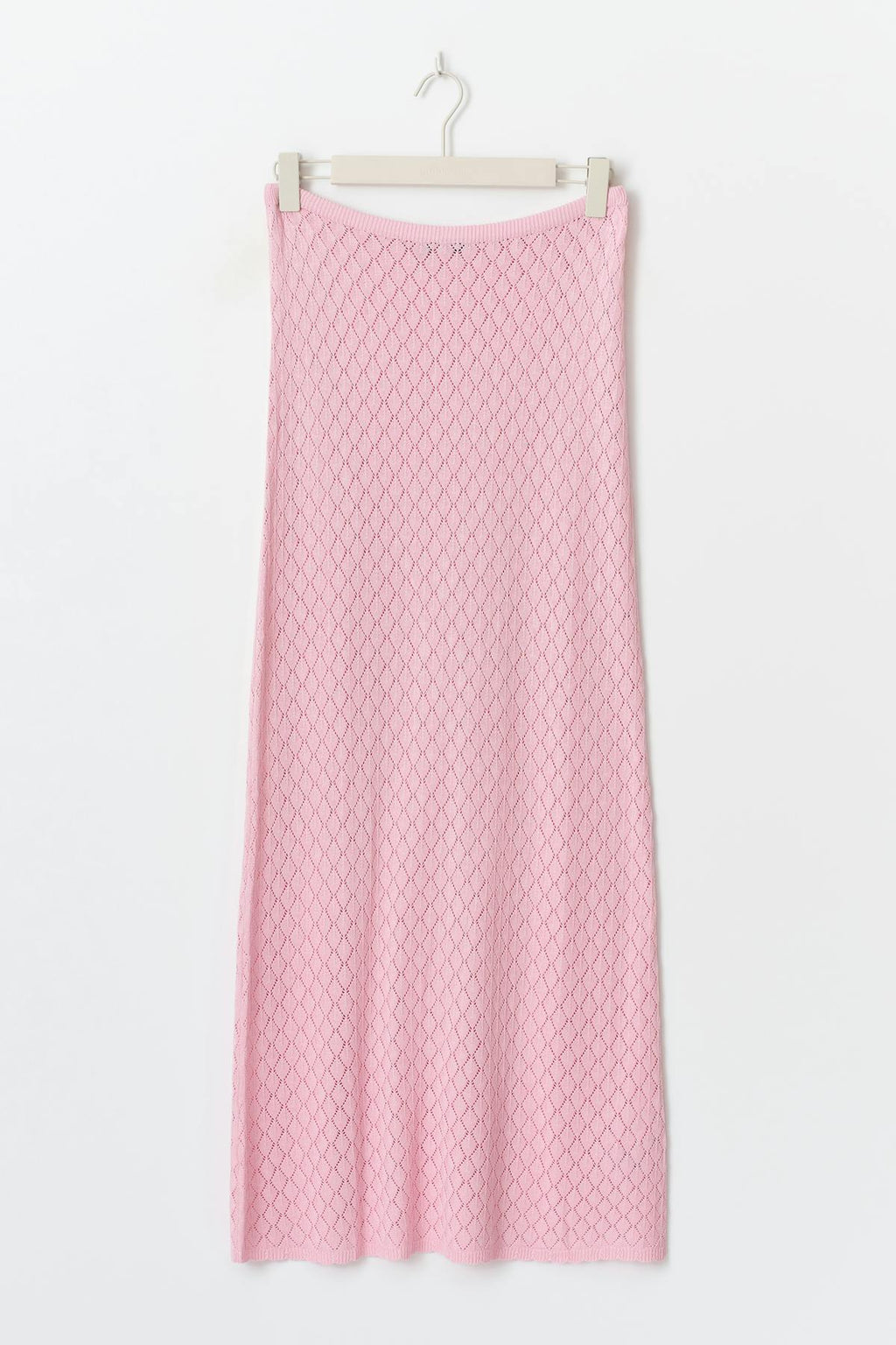 Knitted crochet skirt