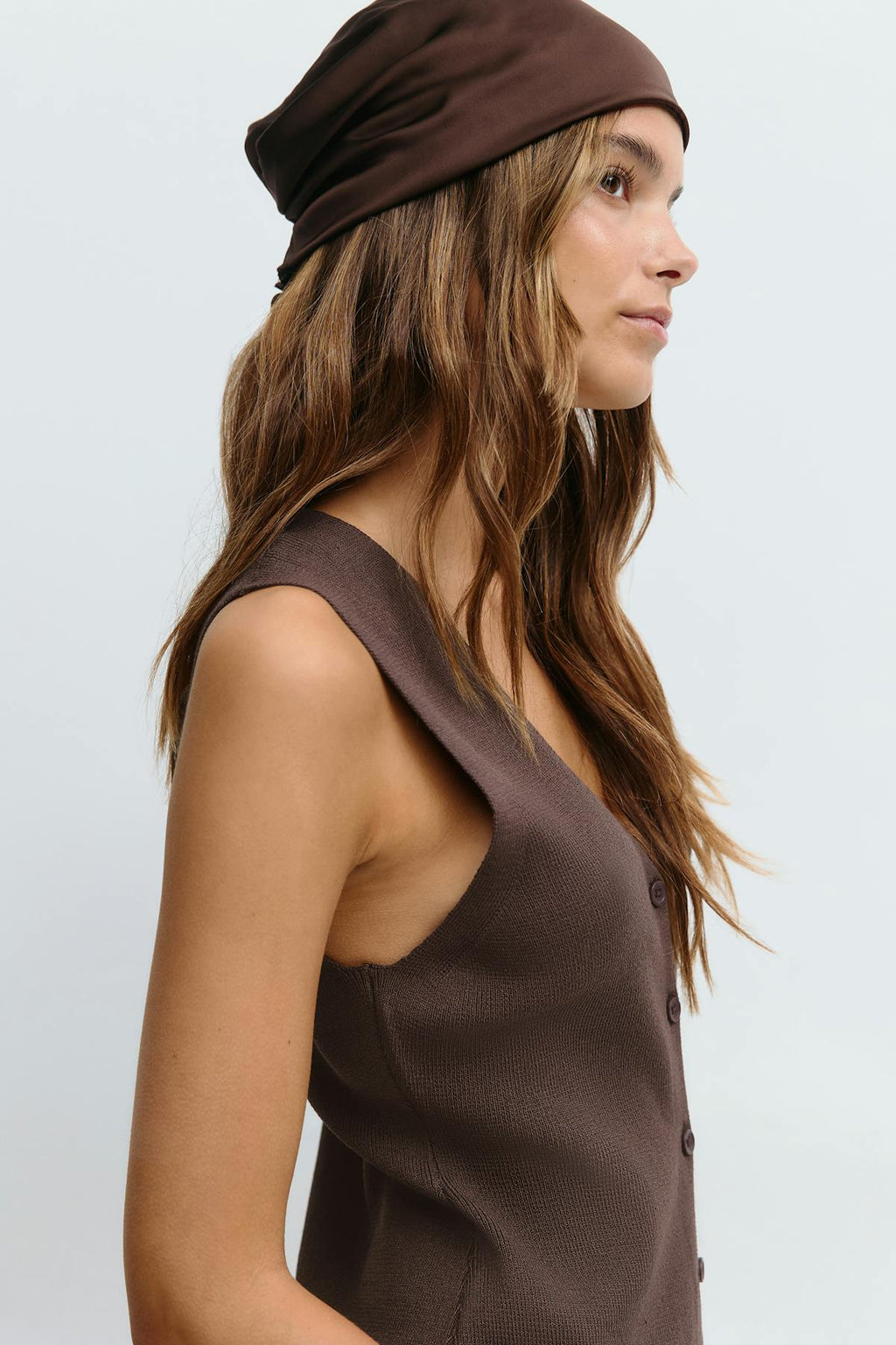 Knitted vest