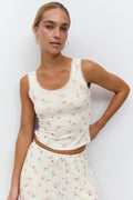 Homewear lace singlet